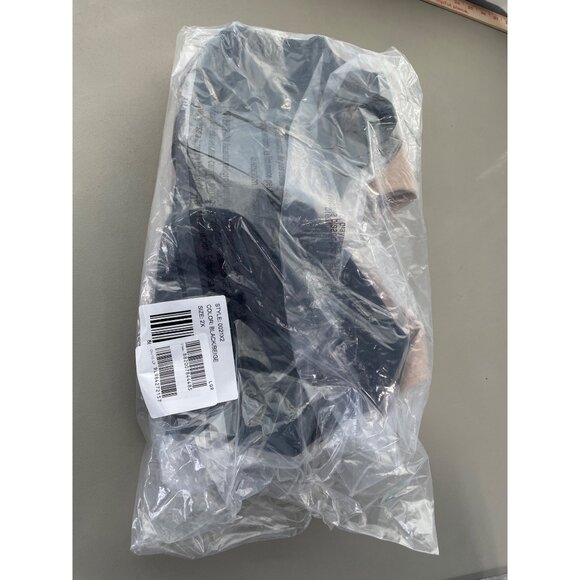 Rhonda Shear 2 Pack Molded Cup Bra with Wrap Back Size 2X Black Beige 665.11 - Picture 4 of 10